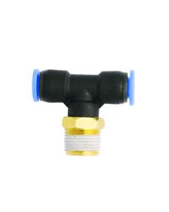 Milton Industries SWVL "T" Tube 1/4" OD,  3/8" MNPT