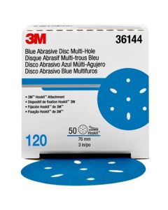 3M 3M Hookit Blue Abrasive Disc Multihole