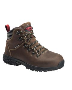Avenger Work Boots Avenger Work Boots - Hammer Series - Men's Met Guard 8" Work Boot - Carbon Toe - CN | EH | PR | SR - Brown - Size: 9.5W