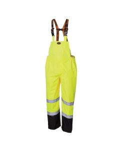 Pioneer Pioneer - 300D Ripstop Waterproof Safety Bib Pant - Hi-Vis Yellow/Green - Size 4XL