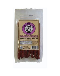 GRJ71963 image(0) - Gold Rush Jerky Habanero Chipotle 7 oz. Beef Sticks 12-ct Case