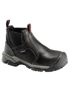 FSIA7341-13M image(0) - Avenger Work Boots Avenger Work Boots - Ripsaw Romeo Series - Men's Mid-Top Slip-On Boots - Aluminum Toe - IC|EH|SR|PR - Black/Black - Size: 13M