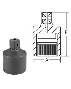 GRE5008AB image(0) - Grey Pneumatic #5 SPLN X 3/7"M ADPT