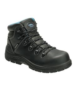 FSIA7127-11W image(0) - Avenger Work Boots Avenger Work Boots - Framer Series - Women's High Top Work Boots - Composite Toe - IC|EH|SR|PR - Black/Black - Size: 11W
