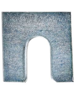 AVC3155 image(0) - AUVECO 3155 Shim, 1/16 in THK x 3/8 in Slot x 1-1/4 x 1-1/8 in, Zinc