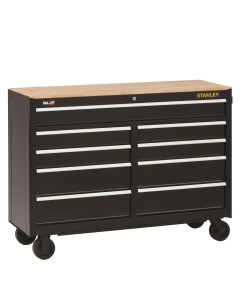 SNLSTST25291BK image(0) - Black & Decker Stanley 9-Drawer Mobile Workbench, 52 in.,
