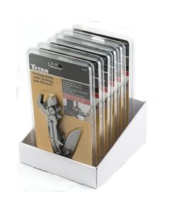 TIT11110-6 image(0) - TITAN 6PC Folding Knife & Locking Jaw Wrench Display
