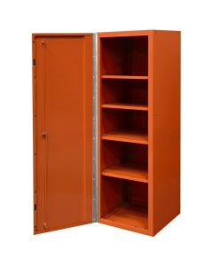 Extreme Tools DX 19x 21 Locker 4Shelves, Orange w/BK Handle