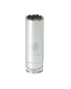 KDT80529 image(1) - GearWrench SOC 15MM 3/8D 12PT DP