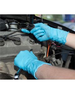 AMXAPFN46100 image(0) - Nitrile PF Exam Gloves L
