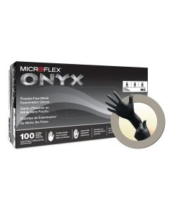 MFXN641-CASE image(1) - Microflex GLOVE ONYX N64 NITRILE S