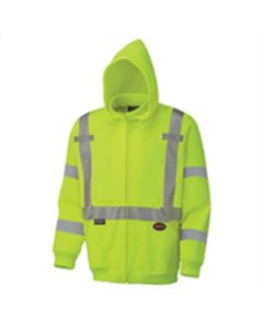 SRWV1060461U-5XL image(0) - Pioneer Pioneer - Hoodie - Hi-Viz Polyester Fleece - Hi-Viz Yellow/Green - Size 5XL