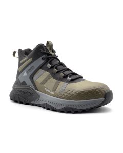 FSIA8811-9.5D image(0) - AVENGER Work Boots Aero Trail Mid - Men's - CT|EH|SR|SF|WP|B&W - Olive / Grey - Size: 9.5 - D - (Regular)