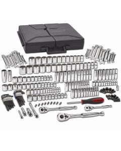 KDT80933 image(0) - GearWrench 216 PC 1/4" 3/8" & 1/2" DR MECHANICS TOOLS SET