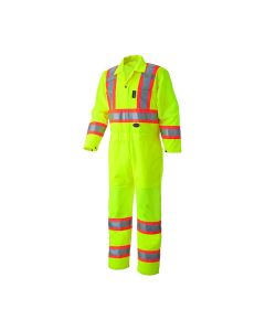 Pioneer Pioneer - Coverall - Hi-Viz - Traffic Safety - Hi-Viz Yellow/Green - Size XS