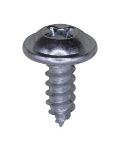 AVCAP13027 image(0) - AUVECO PAK PHIL FLAT WSHR HD T.S., #10 X 1/2, ZINC