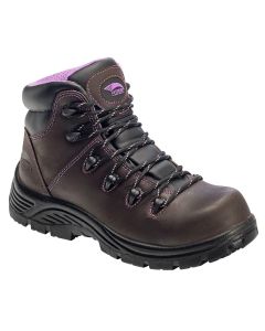 Avenger Work Boots Avenger Work Boots - Framer Series - Women's High Top Work Boots - Composite Toe - IC|EH|SR|PR - Brown/Black - Size: 6'5W
