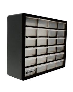 Homak Manufacturing 24-Drawer Parts Organizer, Black