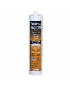 Norton Company Fusor 803DTM Direct to Metal Sealant Black 12/Case