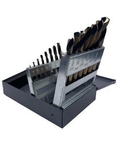 KnKut KnKut 15 Piece Short Stubby Length Drill Bit Set 1/16"-1/2" by 32nds