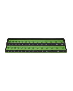 MTSPSH50M-GRN image(1) - Mechanic's Time Savers 1/2" Metric Peg Socket Holder - Green