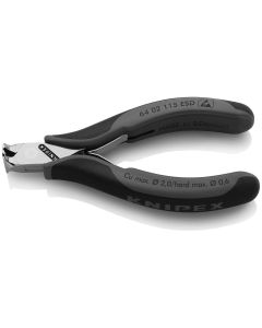KNIPEX 4 1/2IN ELECTRONICS END CUTTERS-ESD