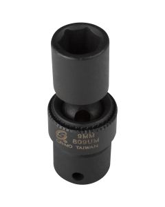 SUN809UM image(1) - Sunex SOCKET IMPACT FLEX 9MM 1/4IN. DRIVE STD 6 POINT