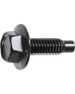 AVC5711 image(0) - AUVECO 5711 Hex Washer Head Spin Lock Dog Point Body Bolt, 5/16 in - 18 TPI x 1 in L x 1/2 in Hex, Black Phosphate