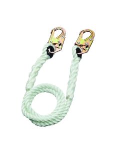 SRWV8151004 image(0) - PeakWorks PeakWorks - Restraint Lanyard with 5/8" Rope - Snap Hooks - 4 FT