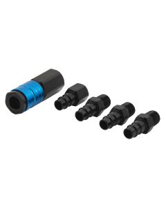 TIT19460 image(0) - TITAN 5-PC HIGH FLOW QUICK CONNECT COUPLER