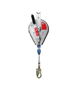 SRWV845534060 image(0) - PeakWorks PeakWorks - Self Retracting Lifeline Device - Galvanized Steel Cable, Snap Hook, Rescue/Recovery 60 Ft