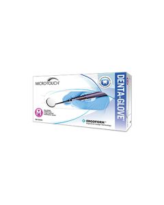 ASL31300500S image(1) - Ansell MICRO-TOUCH DENTA-GLOVE BLUE NITRILE GLOVES, S 100PK