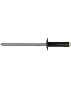 AVC17615 image(0) - AUVECO 17615 Specialty Rivet, 1/8 in Dia x 3/16 to 3/8 in Grip Range, Aluminum, Black
