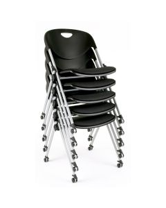 LDS1010471 image(0) - ShopSol Stack, Nest, Gang Folding Chair - Plastic Seat