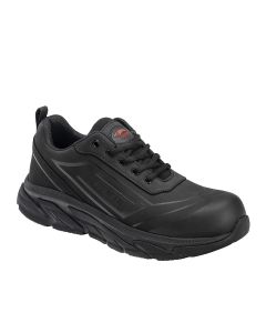 Avenger Work Boots Avenger Work Boots - K4 Series - Men's Oxford Low Top Tactical Shoe - Aluminum Toe - AT |EH |SR - Black - Size: 7.5M