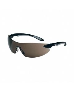 UVXS4401 image(0) - Uvex IGNITE SAFETY EYEWEAR BLACK/SILVER FRAME GREY LENS