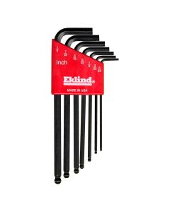 Eklind Tool Company HEX KEY SET 7 PC BALL END SAE LNG 5/64-1/4IN.