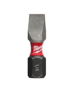 MLW48-32-4718 image(0) - SHOCKWAVE INSERT BIT SLOTTED 1/4" - BULK (25)
