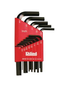 Eklind Tool Company HEX KEY SET 13 PC SAE SHORT .050-3/8IN.