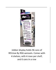 NOR90997 image(0) - Norton Abrasives Revive Aerosols Jobber Display Rack