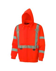 SRWV1060351U-5XL image(0) - Pioneer Pioneer - Hoodie - Hi-Viz Polyester Fleece - Hi-Viz Orange - Size 5XL