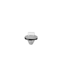 AVCAP15695 image(0) - AUVECO AP15695 Molding Clip, 15 mm Dia Head x 8 mm L Stem x 8 mm Hole, Nylon, White