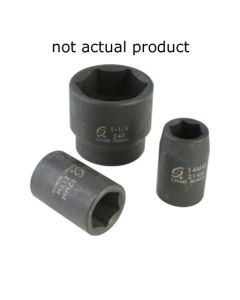 SUN222QD image(0) - Sunex 1/2 DR. 8 PT. 11/16 DEEP IMPACT SOCKET