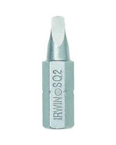 Irwin Industrial #2 Sq Rec Insert Bit 1" 2pc