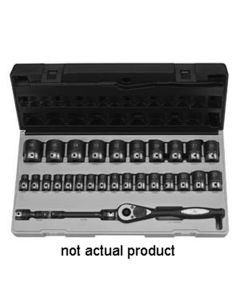 Grey Pneumatic 1/2" Drive x 14mm Standard Duo-Socket - 6 Point