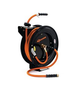 BLBPVR3825 image(0) - BluBird 3/8" x 25' Metal Retractable PVC Air Hose Reel