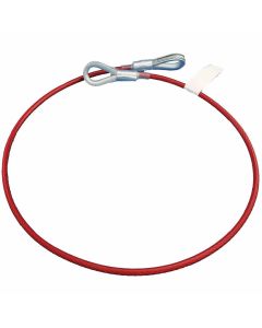SRWV8208002 image(0) - PeakWorks PeakWorks - Cable Anchor Sling, 1/4" PVC Coated Galv. Cable - 2 Eye Hooks - 2 FT