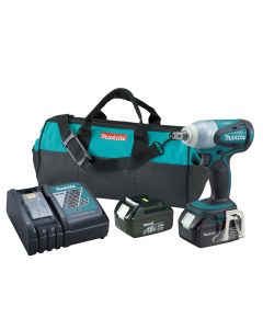 MAKXWT05 image(0) - Makita 18V LXT 3.0 Ah Cordless 1/2" Imp Wrench Kit
