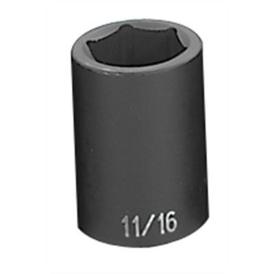 GRE2022R image(0) - Grey Pneumatic 1/2" Drive x 11/16" Standard Socket
