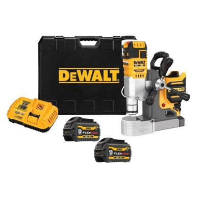 DWTDCD1624GX2 image(0) - DeWalt 20V MAX* XR 2-in. Cordless Brushless Magnetic Drill Press Kit